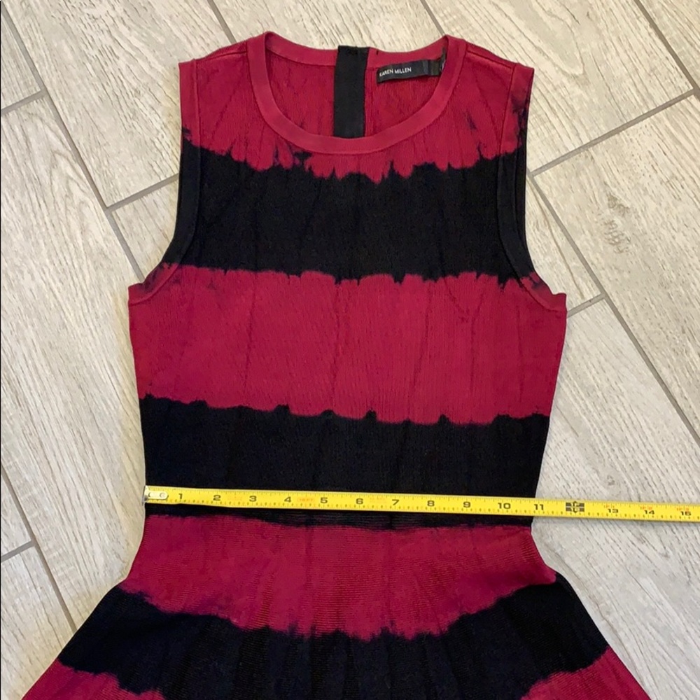 NWOT Karen Millen Tie Dye Fit & Flare Dress - Picture 7 of 8